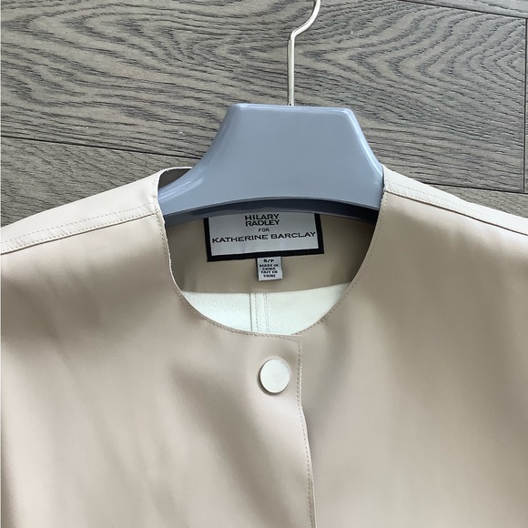 Hilary Radley for Katharine Barclay Faux Leather jacket/cape - Picture 5 of 6